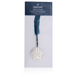 Orchid Small Star Feather Bookmark Gift Set