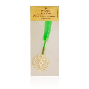 Orchid Designer Star Feather Bookmark Gift Set