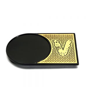 Orchid Art & Craft Alphabet-V Mug Platform Gift Set Golden